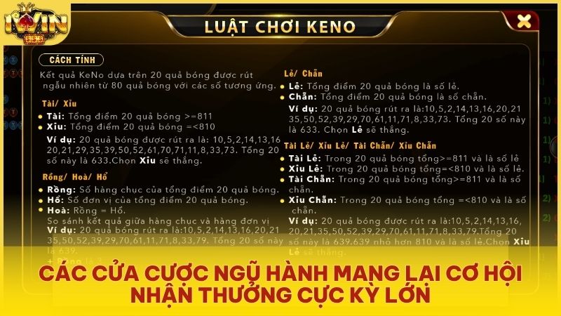 Sảnh Quick Keno và Max Keno mang đến cơ hội săn thưởng thần tốc mỗi ngày