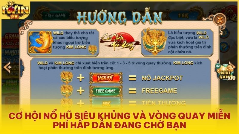 Cơ hội chinh phục quỹ Jackpot Rồng Thần trị giá hàng tỷ đồng tại Iwinclub