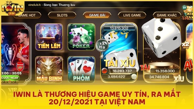 Iwin Club là thương hiệu game uy tín, ra mắt 20/12/2021 tại Việt Nam