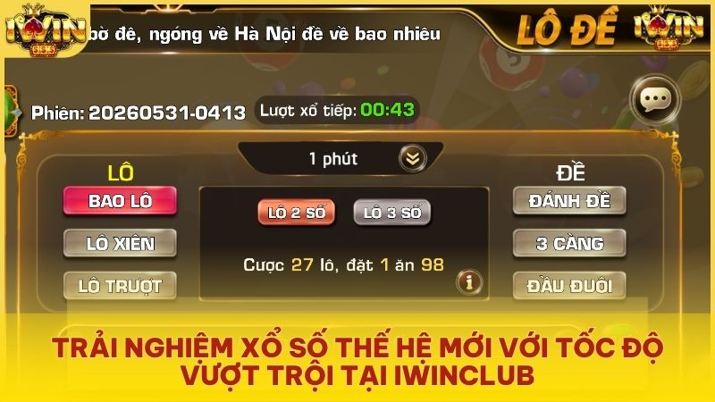 Bảng tỷ lệ trả thưởng Lô Đề Siêu Tốc cực cao lên đến 1 ăn 980