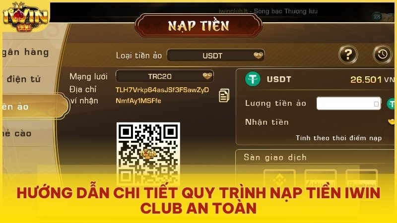 Link Vào Iwin Club inkvaoiwinclub hướng dẫn quy trình cụ thể nạp tiên Iwin an toàn